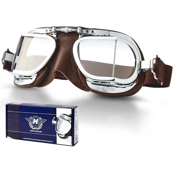 Amazon.co.jp: [Halcyon] mk49 Compact Goggles ブラック レザー